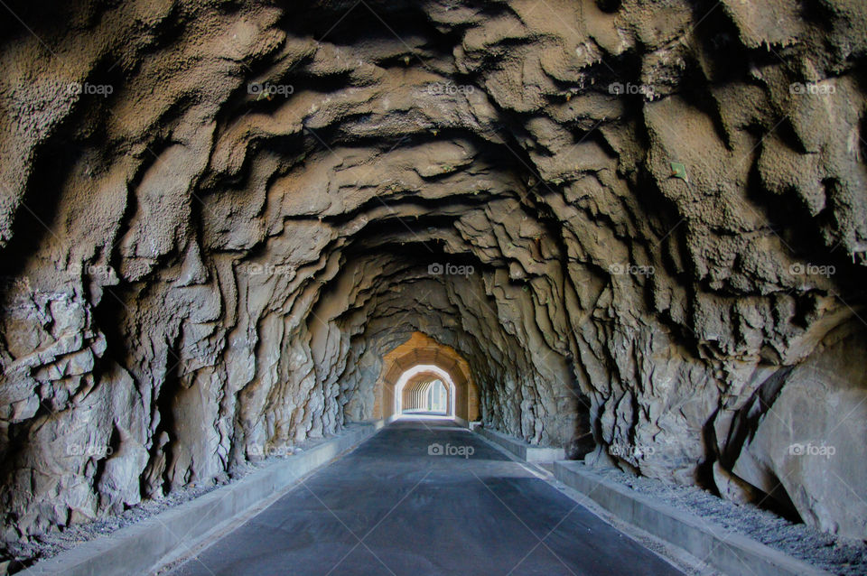 View of a tunnel