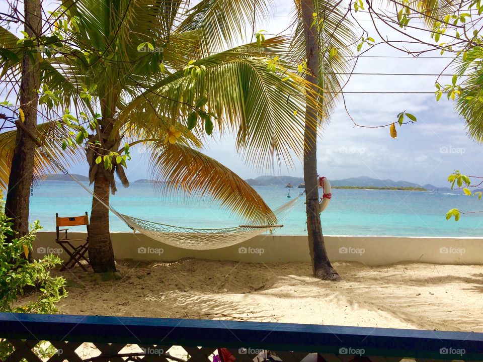 Ultimate relaxation. This was taken outside of a little art studio on Coconut Coast in St. John, USVI.