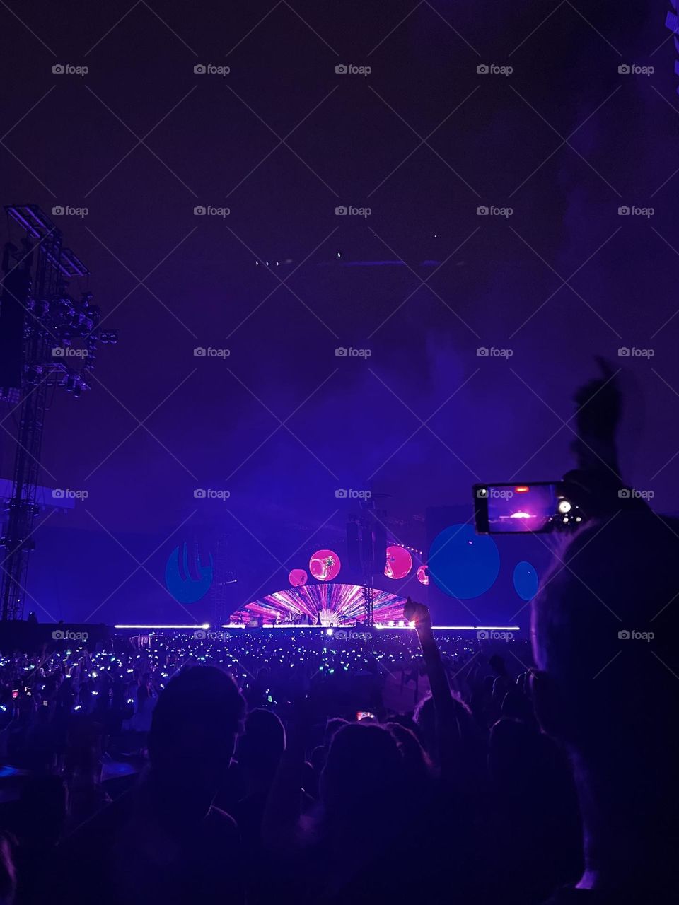 Um show se multidão