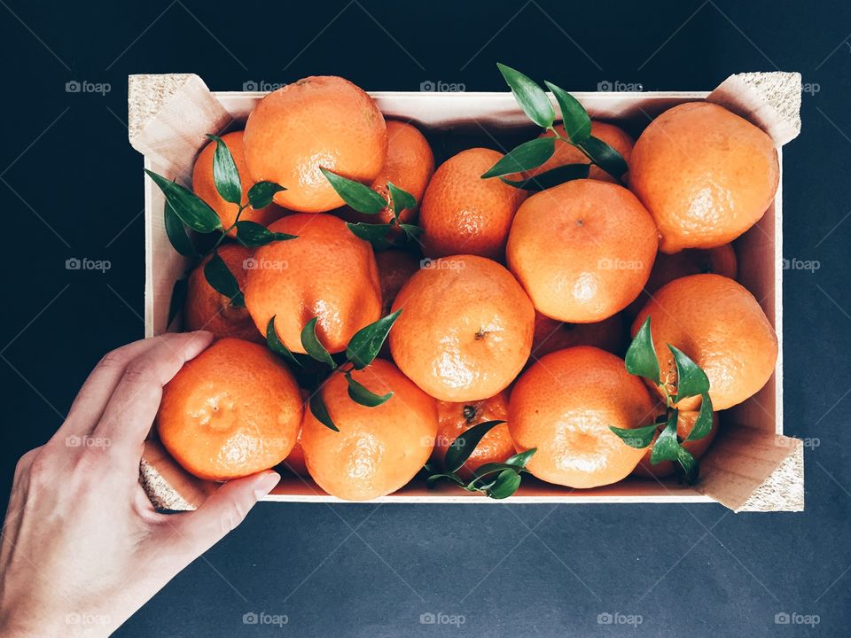 Orange fruits