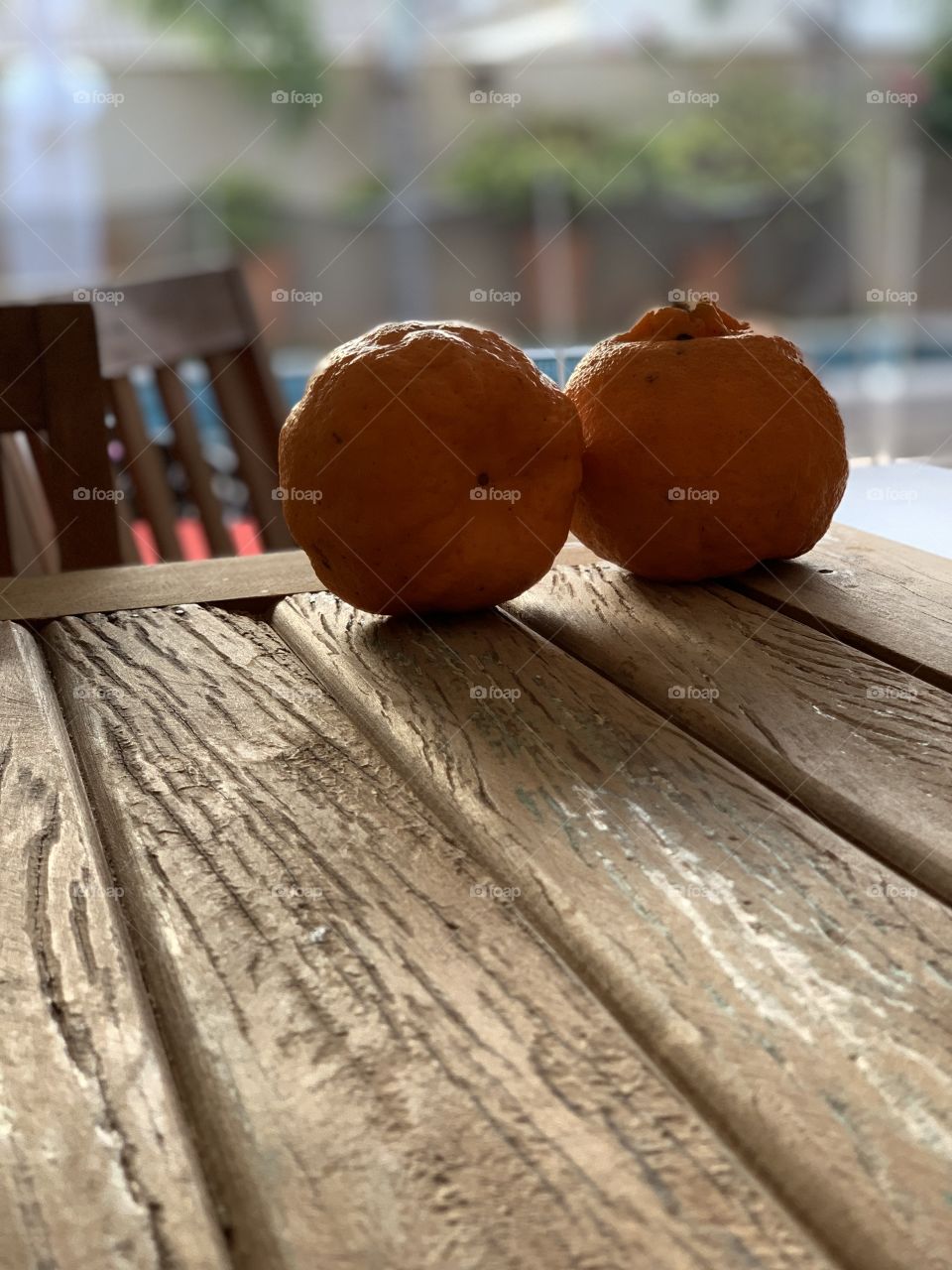 Tangerine with table fruit
