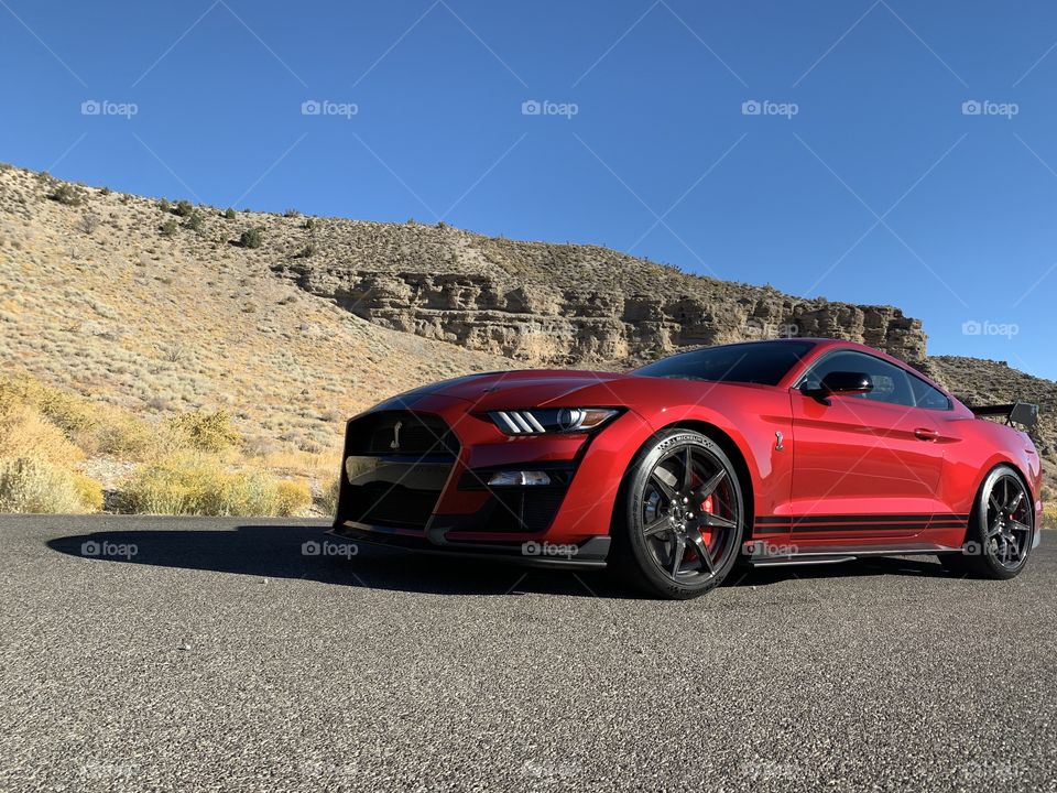 2020 Ford Mustang Shelby GT500 musclecar supercharged racing performance power