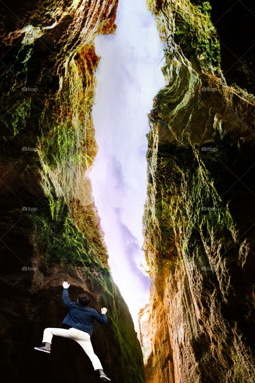 mountain trekking picture