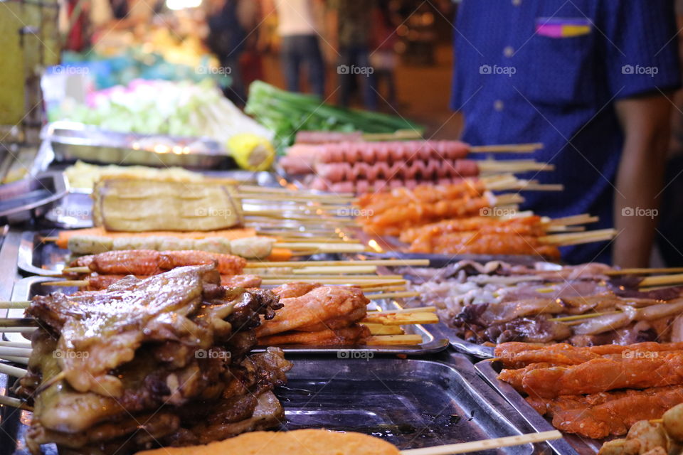 Some Food, walking street in the city