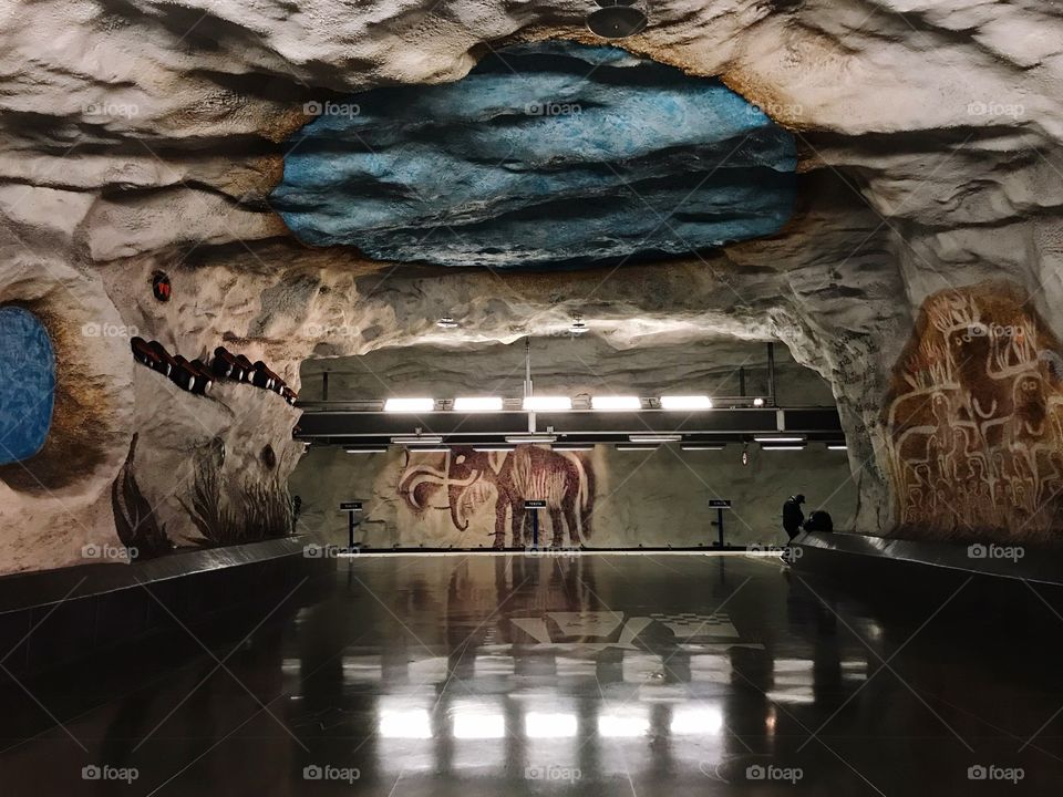 metro station in Stockholm