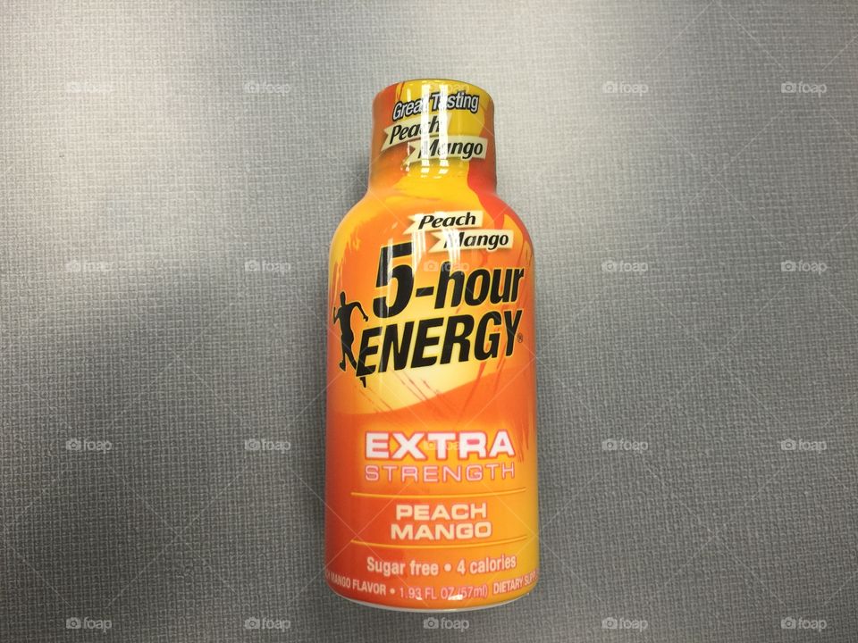5-hour Energy - Peach Mango. Photo of 5-hour Energy Extra Strength Peach Mango 