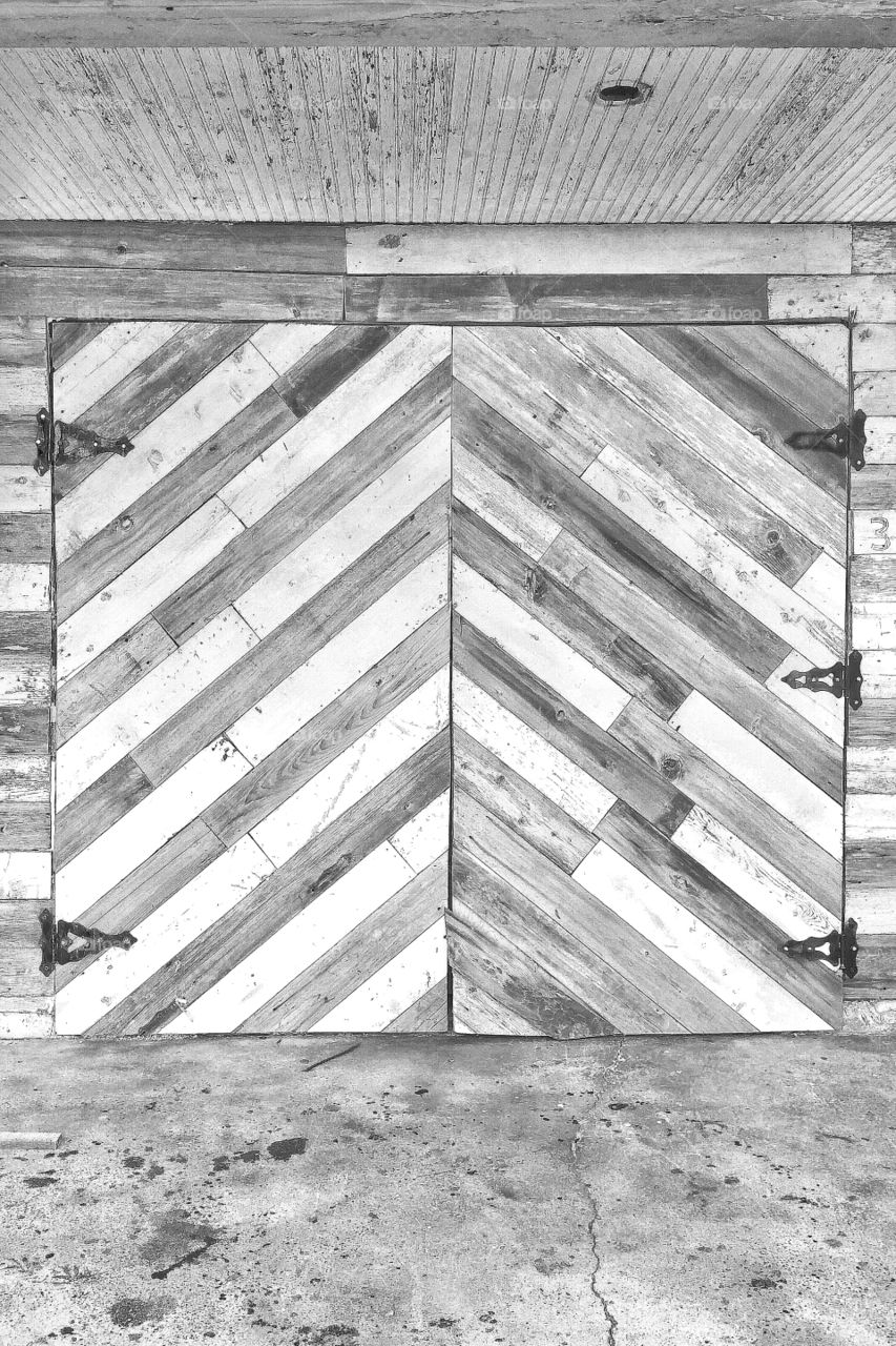 old rustic wooden doors