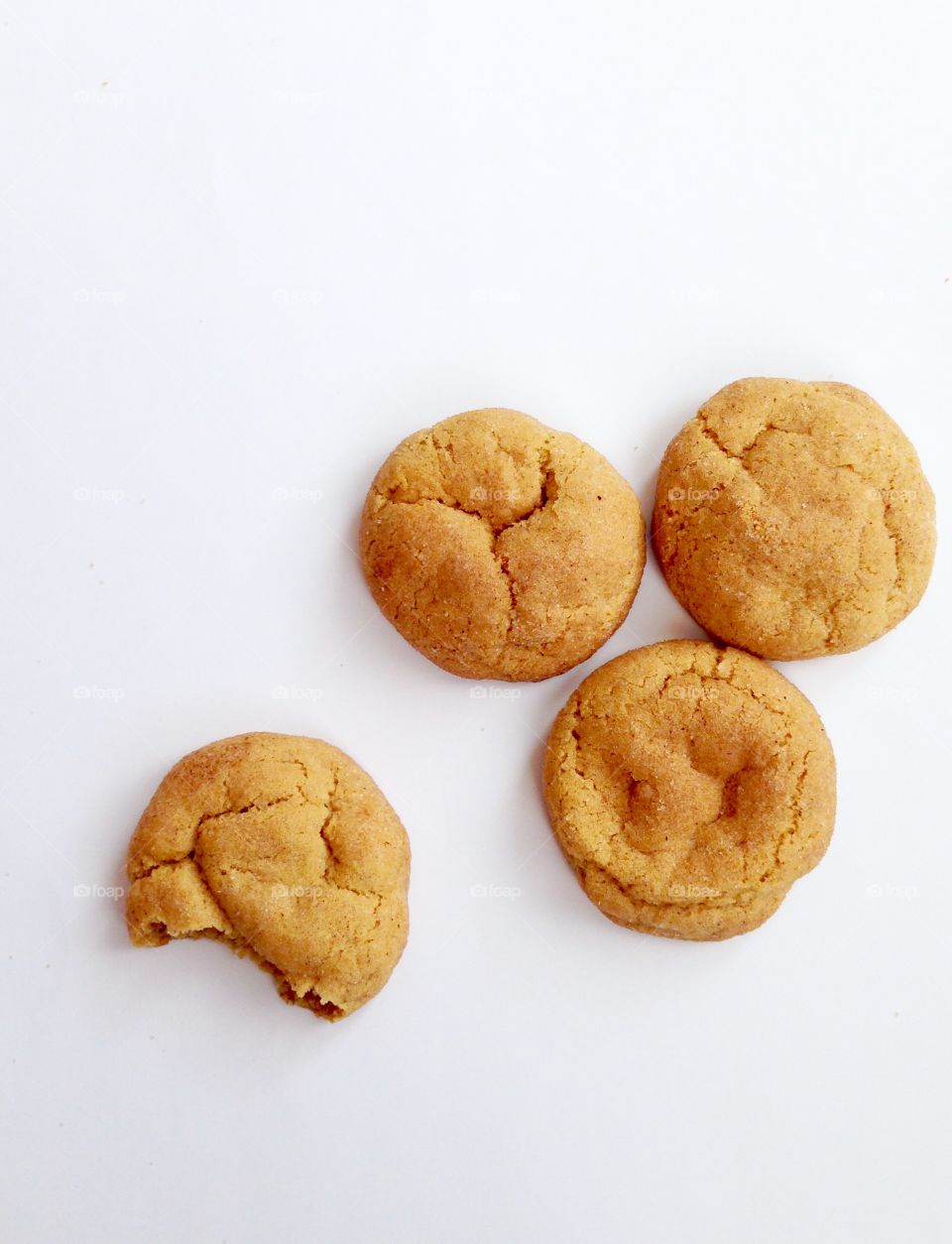 Pumpkin snickerdoodle cookies