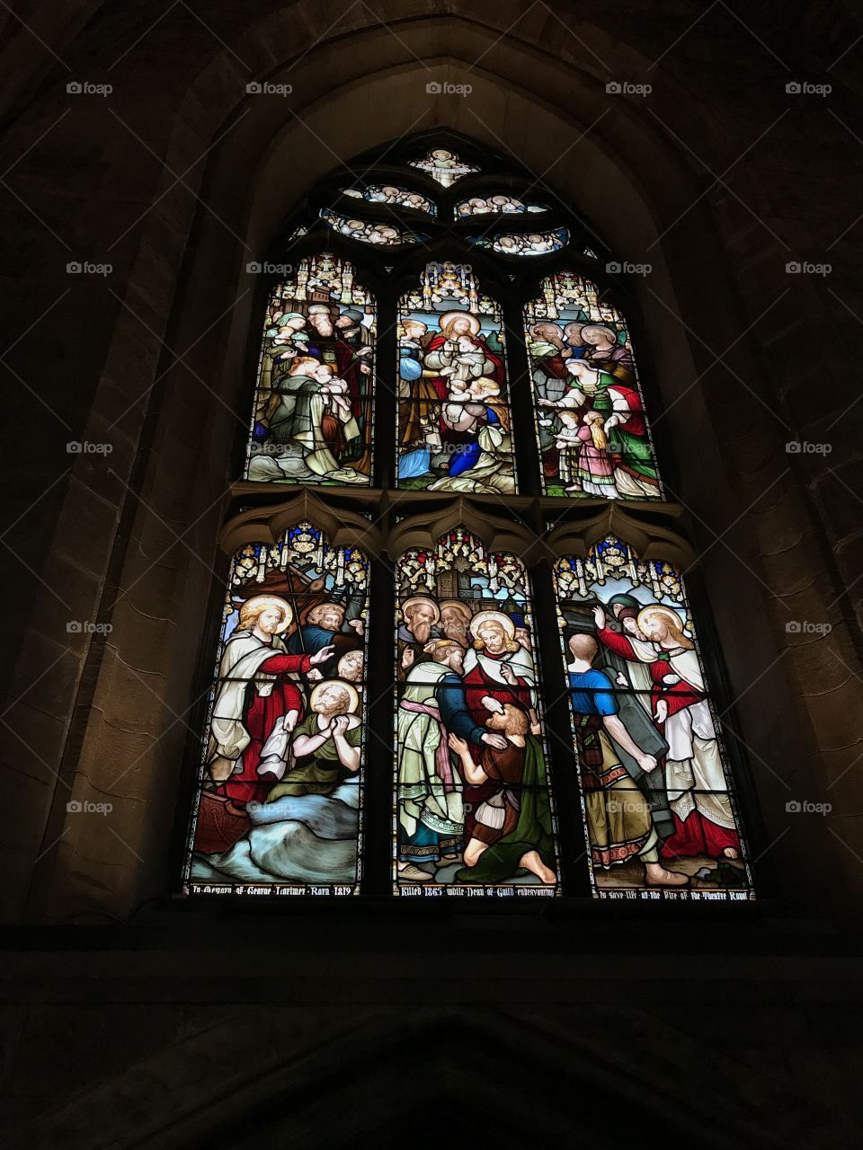 St. Giles Cathedral in Edinburgh, window