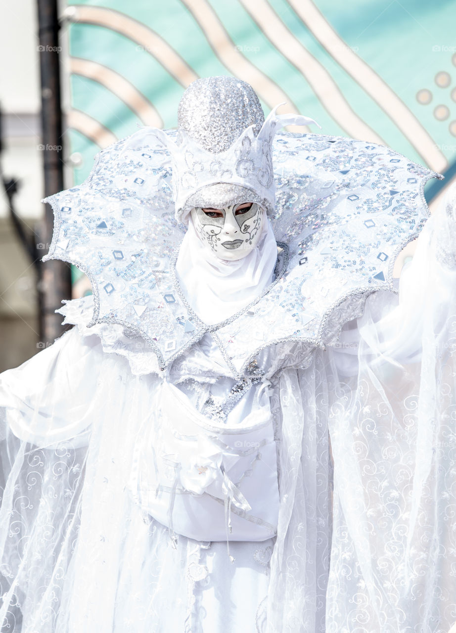 snow queen - venetian costume