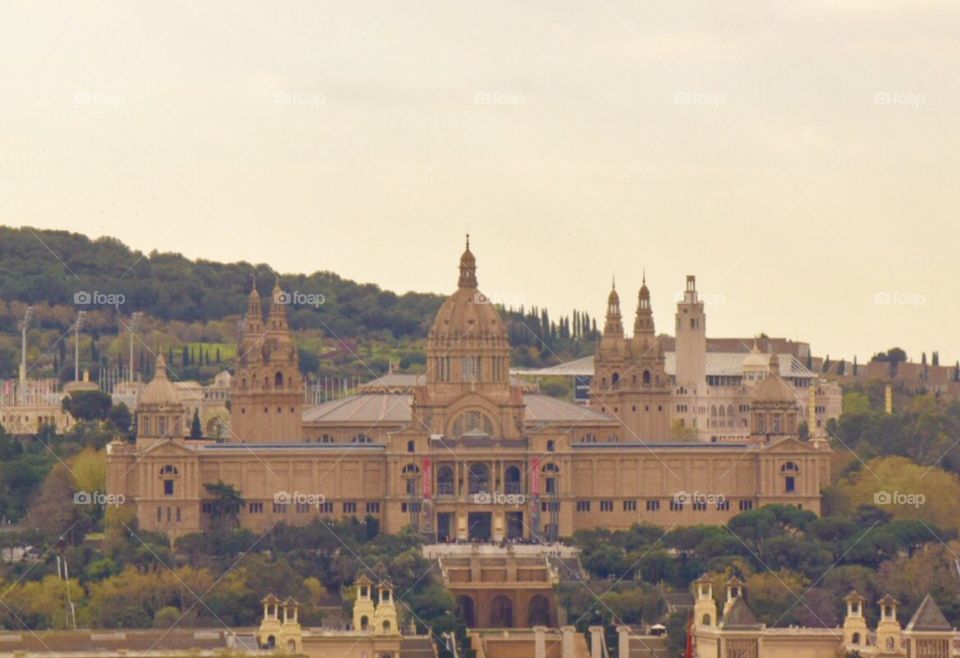 Barcelona cityscape 