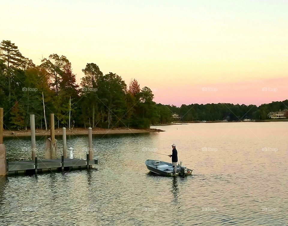 fishing off boat