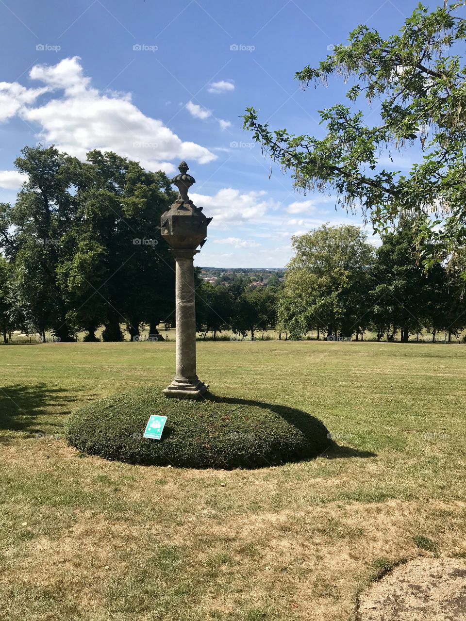 Monument At Lumley castle 