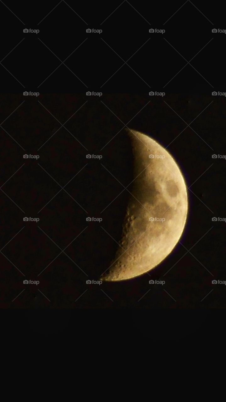 The moon right now...