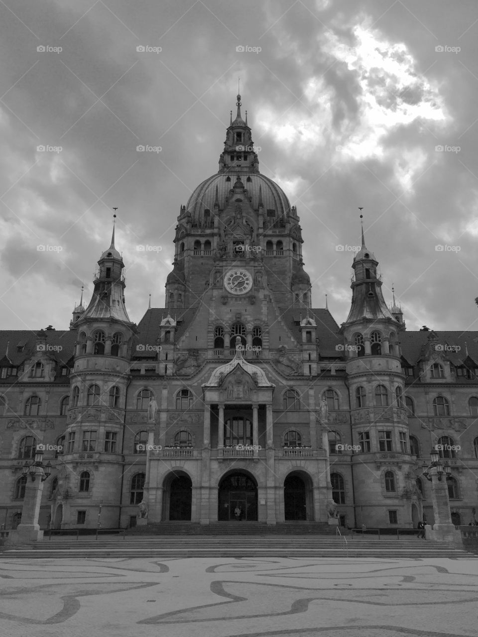 Beautiful old Rathaus in Germany 