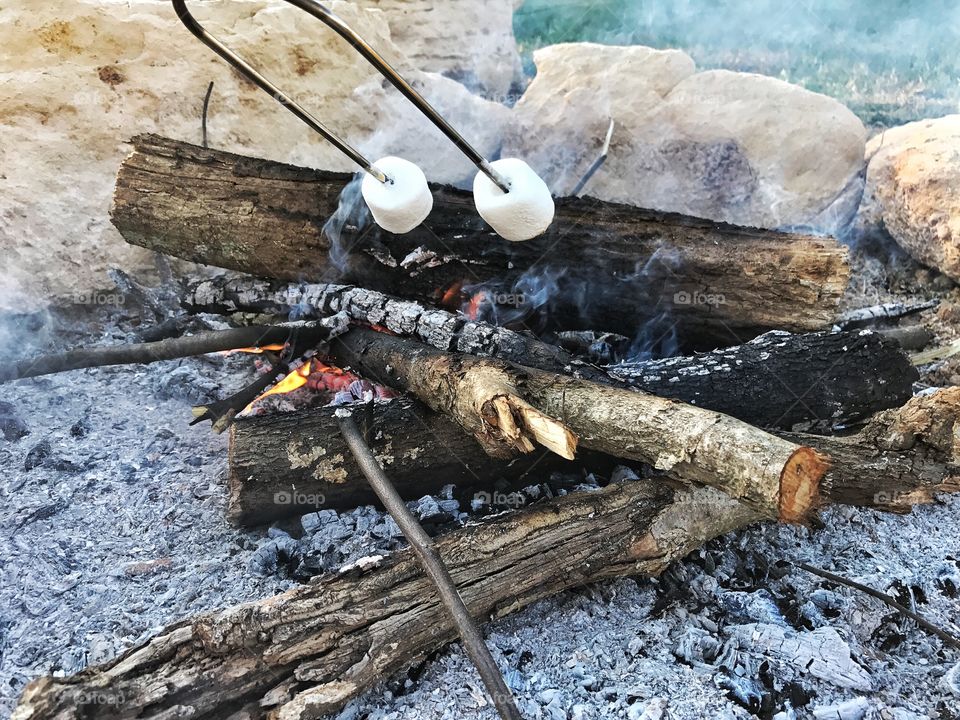 Roasting marshmallows