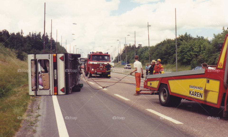 firetruck rescue highway firefighter by MagnusPm