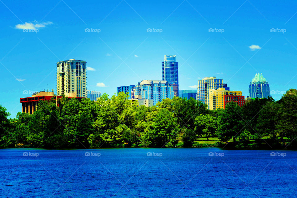 Austin, TX. My mother wanted a photo of the Austin Skyline- here it is! 