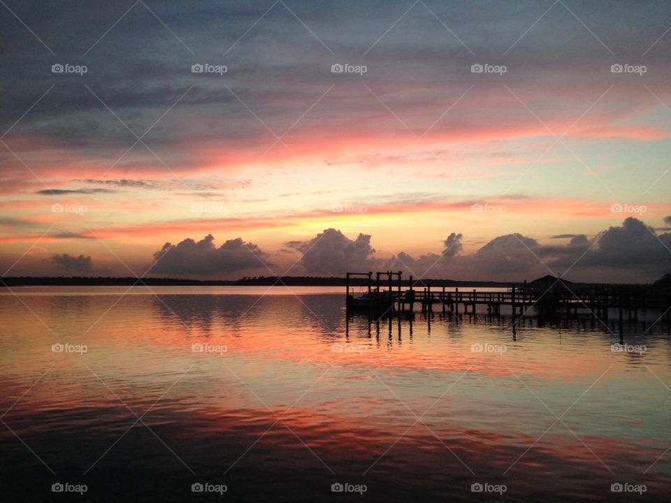 Sunset on the Cape Fear