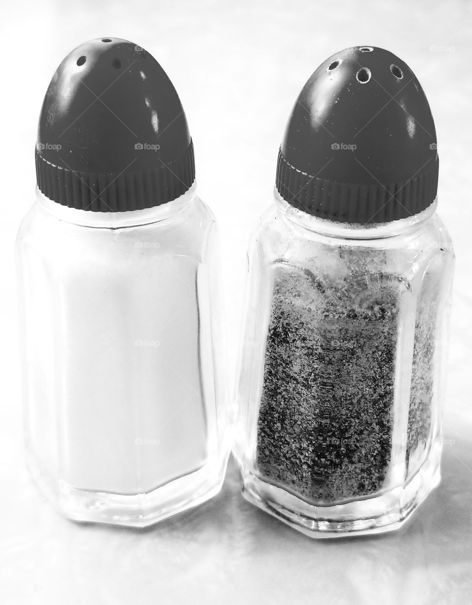 salt and pepper black and white