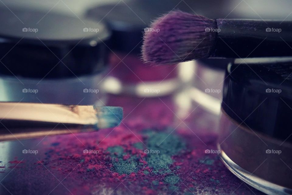 Make-up#eyeshadows#brushes