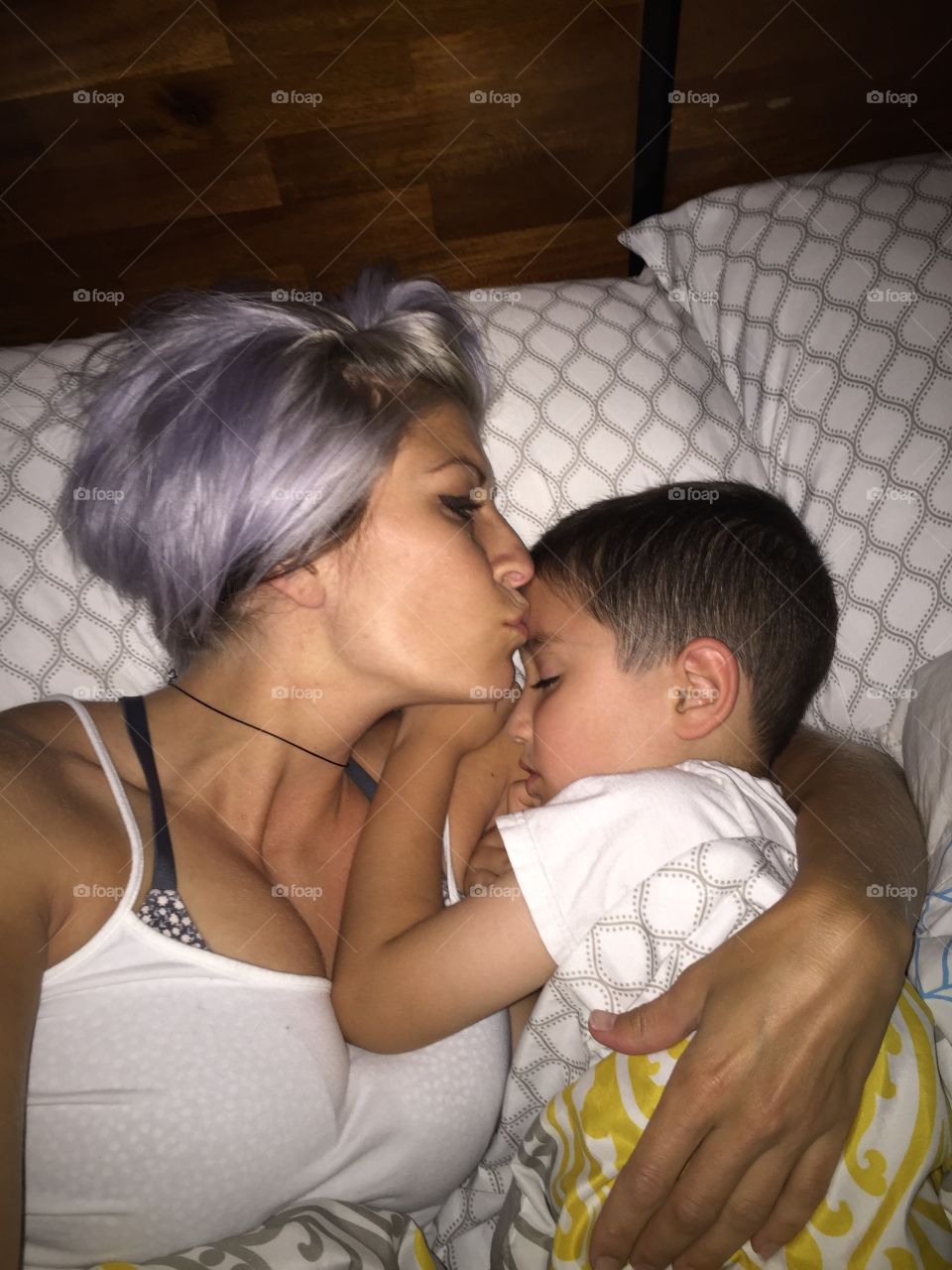 A mother’s love. Bedtime cuddles, watching you sleep. Wishing I could freeze time and stay in this moment with you a little longer.