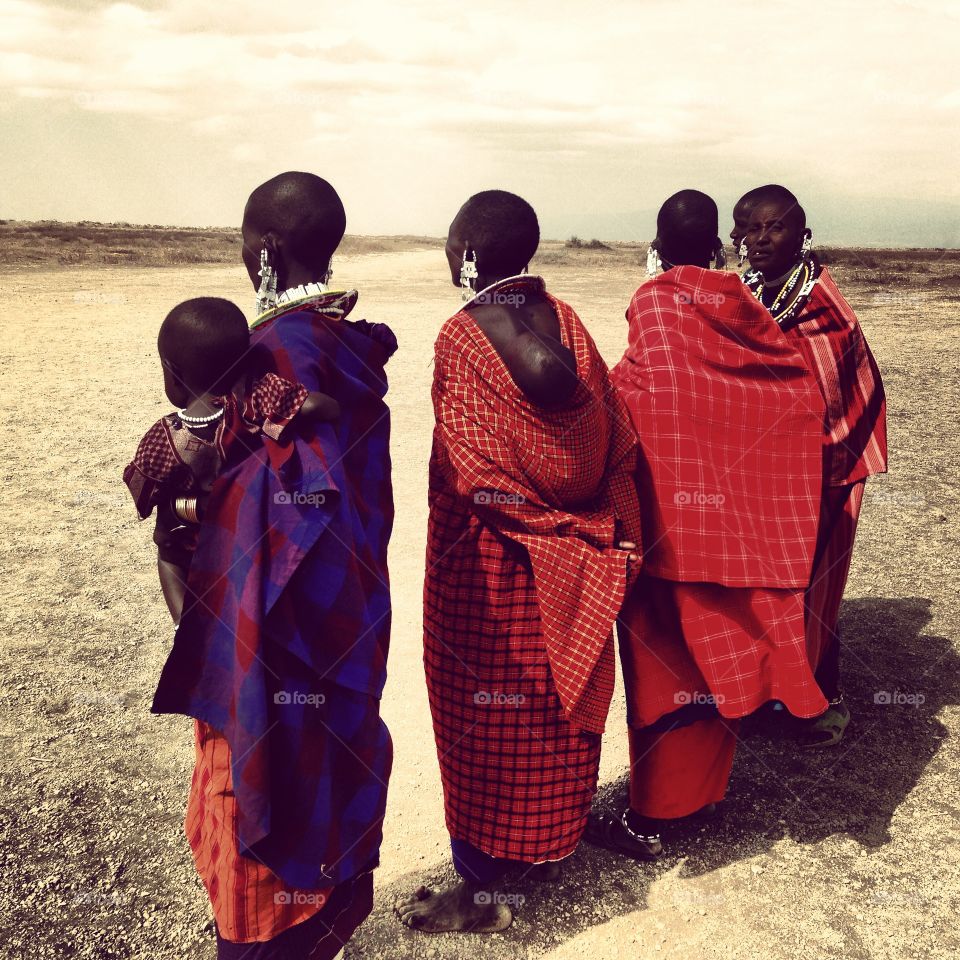 Maasai women 