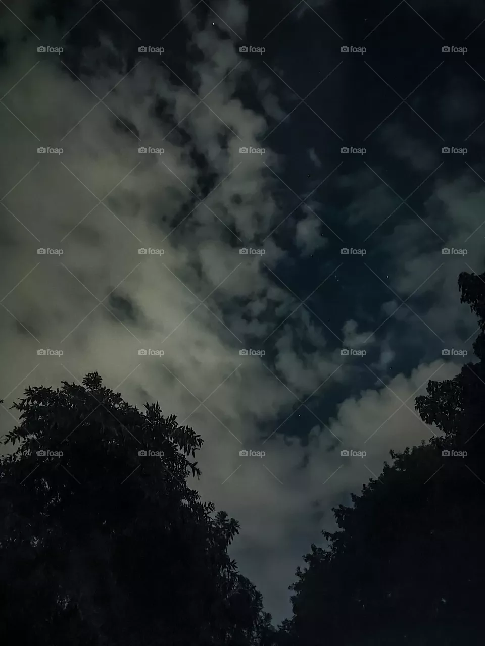 beautiful dark clouds sky.