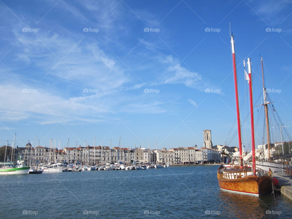 la rochelle france boats water