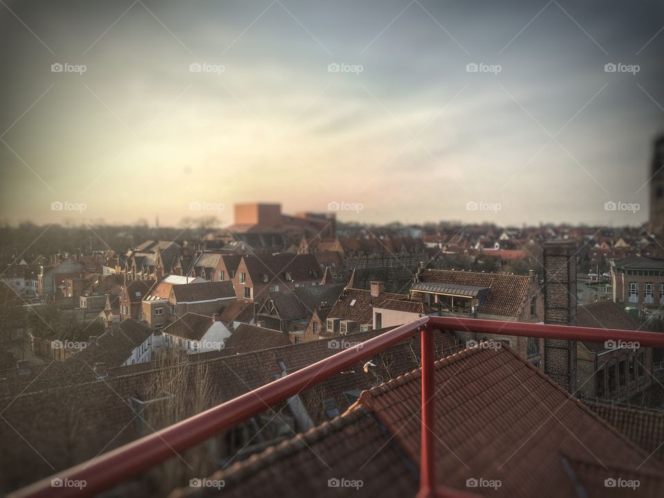 bruges. from above