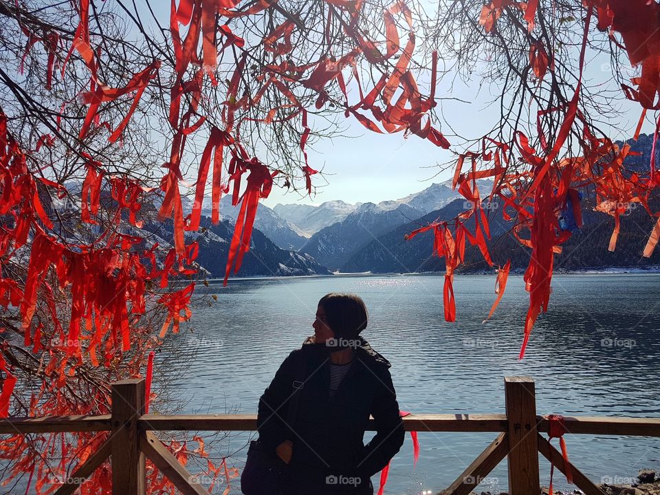 The Ribbon Tree at Heavenly Lake Tianchi