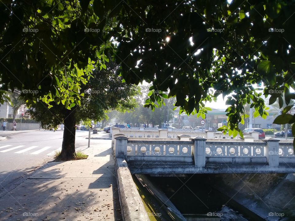 Santos canal. Brasil