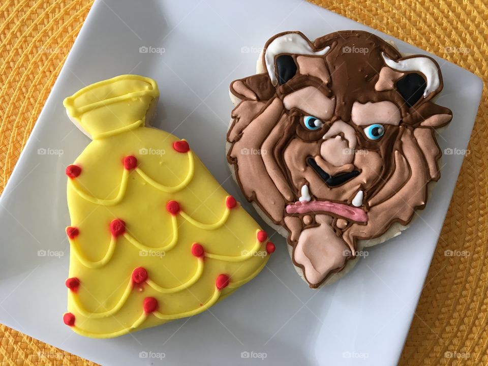 Beauty and the Beast Cookies