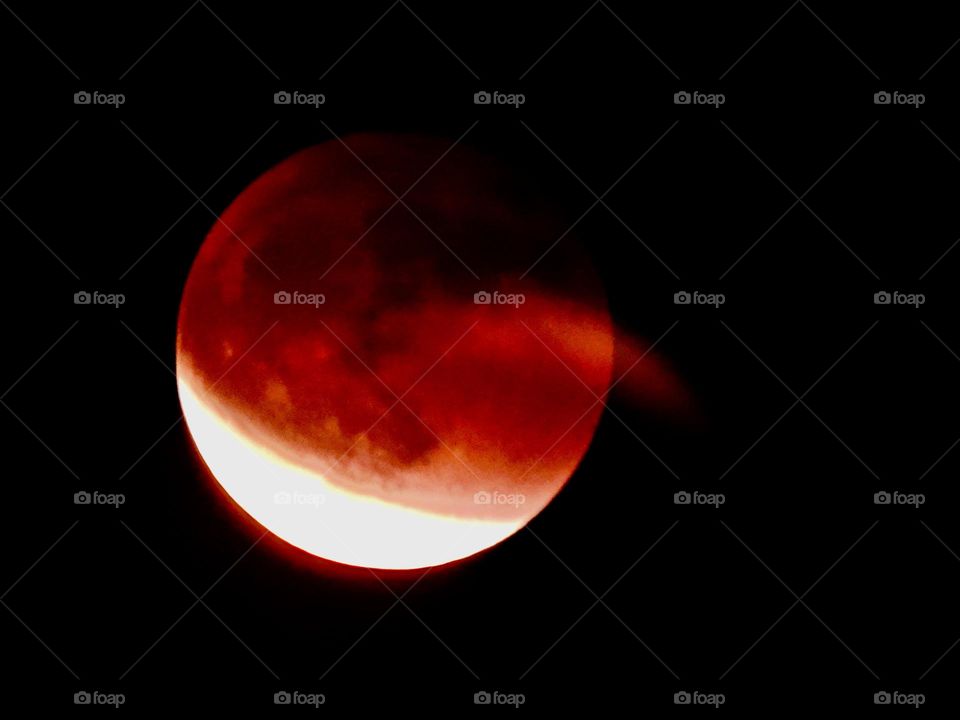 My photos of the Blood Moon, Total lunar eclipse on 15 May 2022 - Lunar eclipses occur when Earth aligns between the sun and the moon and casts a shadow across the lunar surface. The weather condition were very cloudy