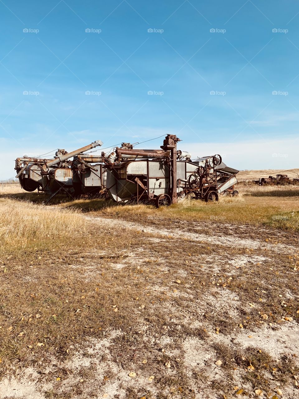 Old farm machinery 