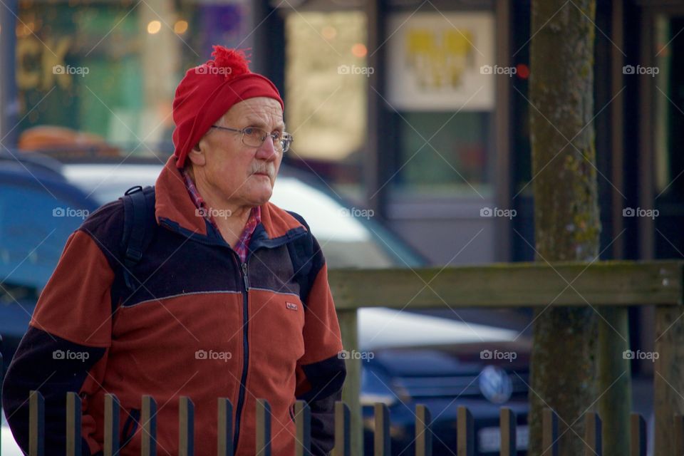Street Photography.Elderly man