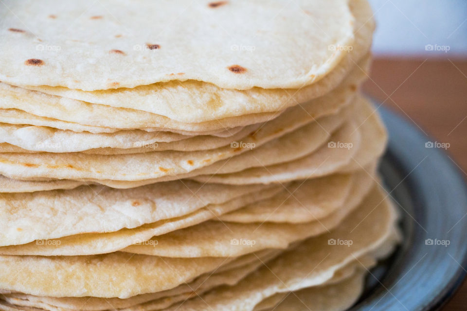 Stack of tortillas