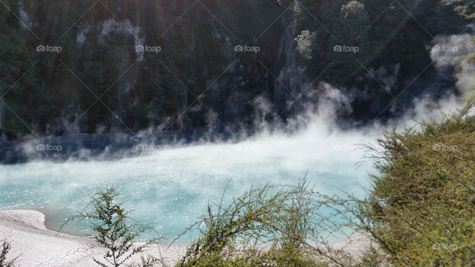 Boiling lake