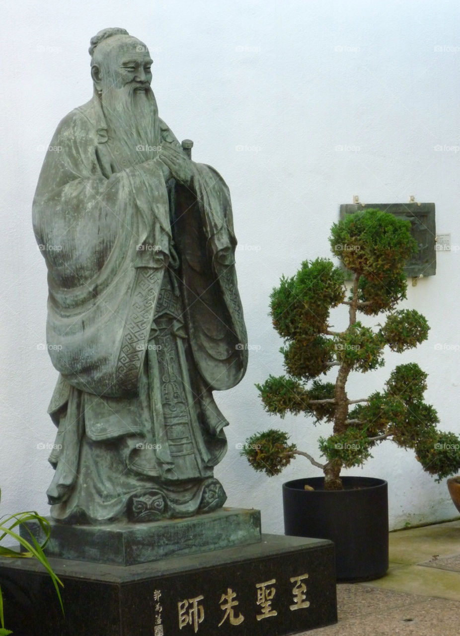 chinese tree statue museum by kenglund