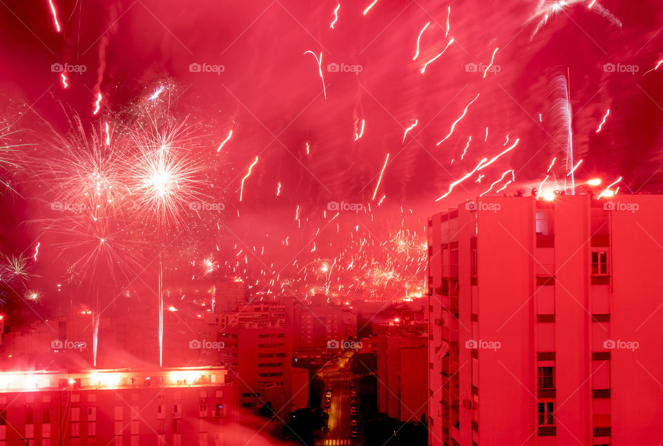 Celebration of Torcida 70th birthday, soccer club Hajduk Split supporters group