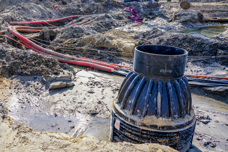 repair and replacement of underground communications and pipes on the city street