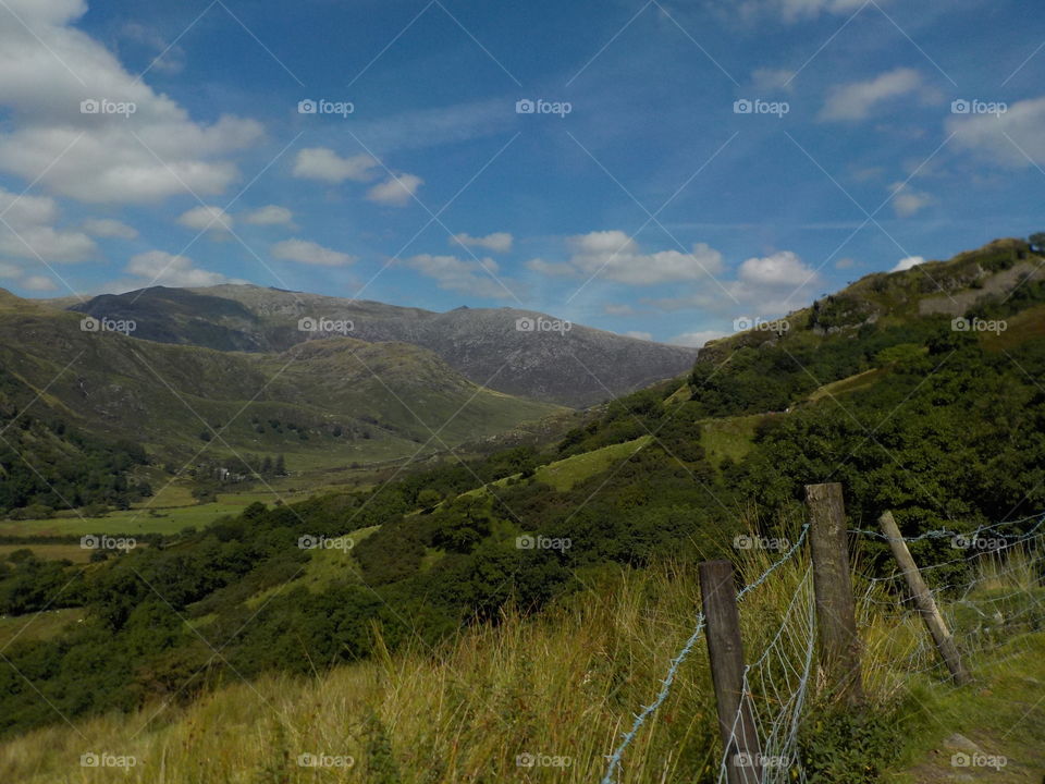 Snowdonia region in Wales (just a roadside)