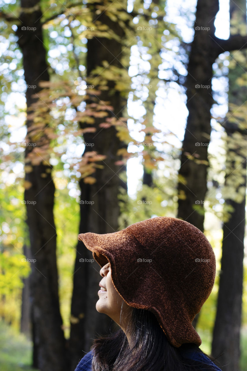 Fall, Nature, Wood, Tree, Girl