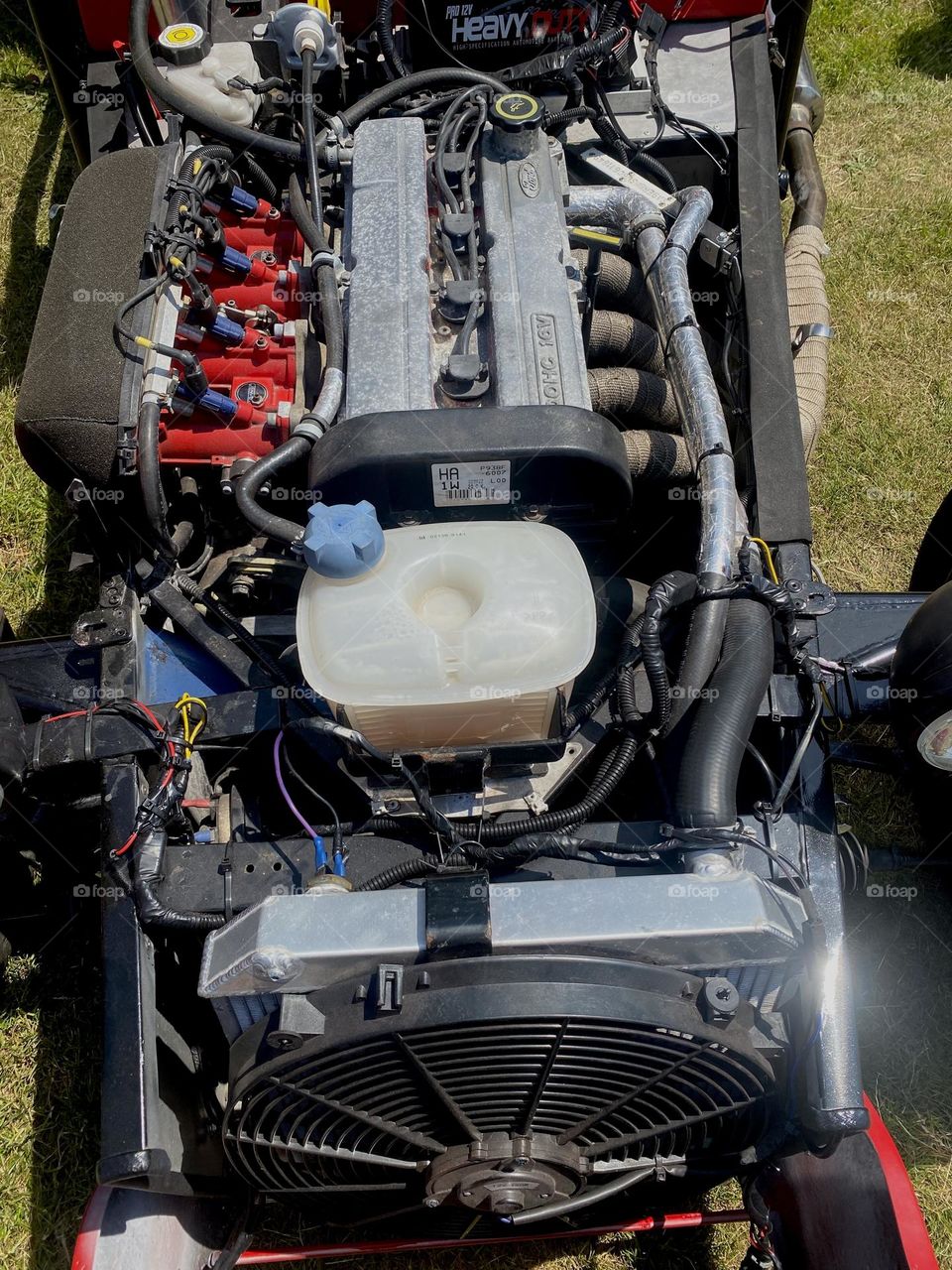 Sport car engine 