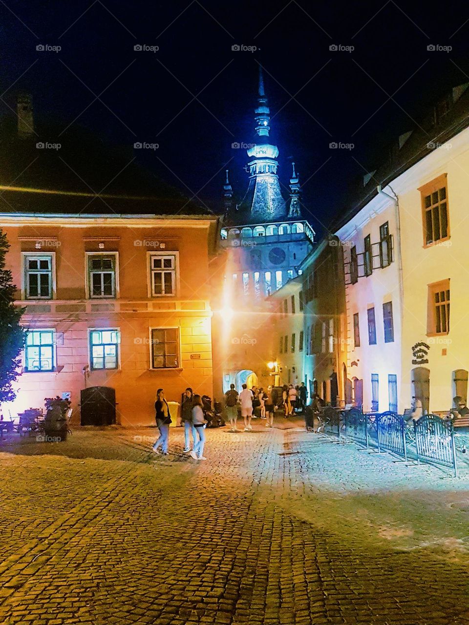 Sighisoara at night