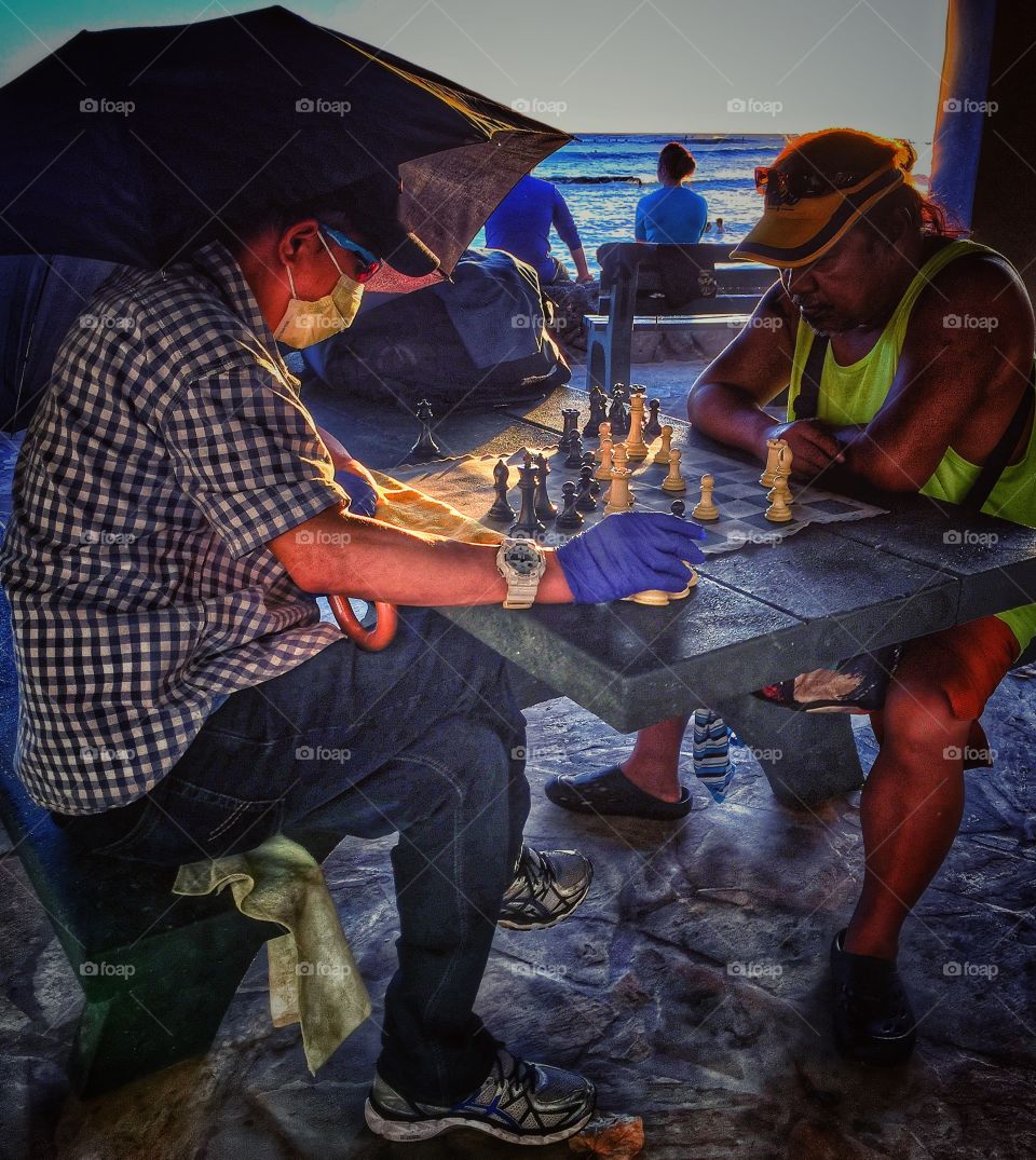 Waikiki chess players