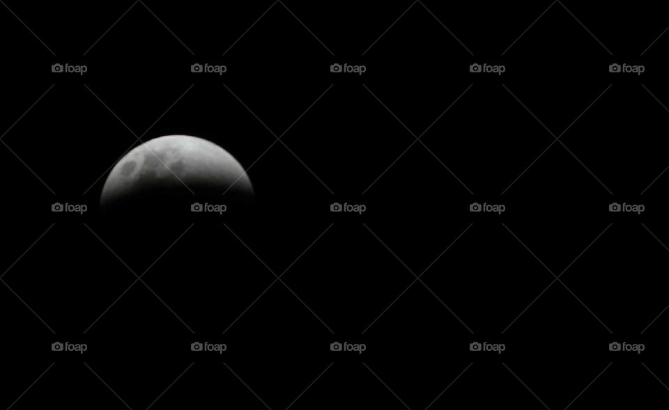 moon eclipse. photo of the moon eclipse on 27th of september