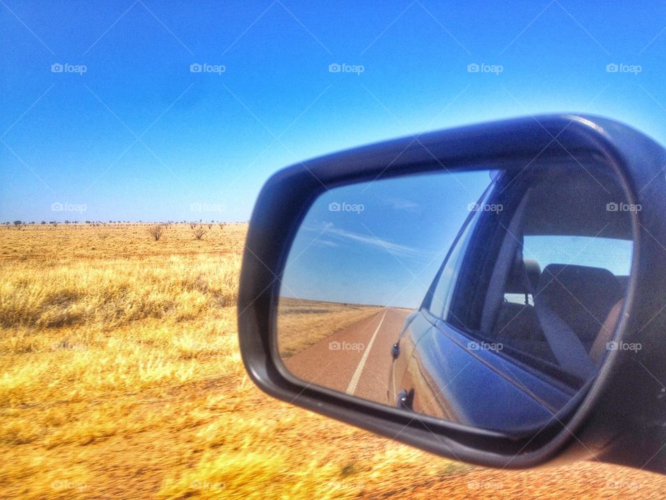 Outback driving
