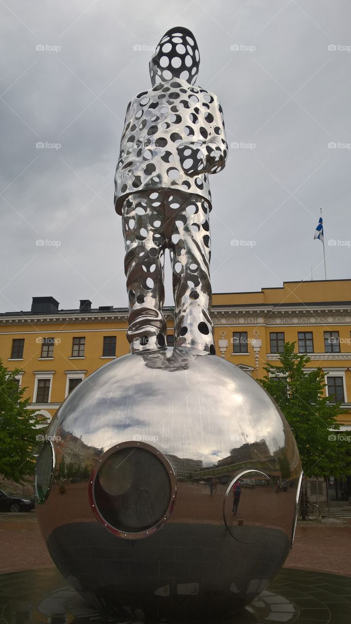 Helsinki statue