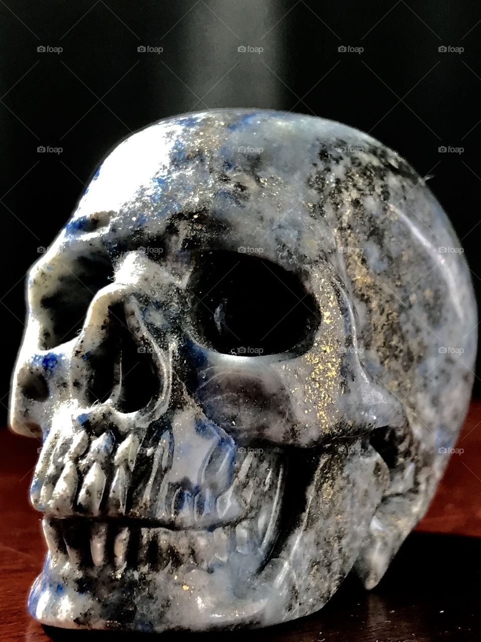 Lapis Lazuli Skull